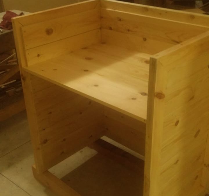 School Benches and Security Counter