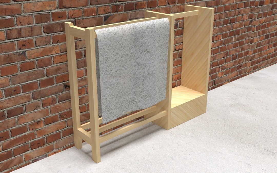 3D Shoe Rack and Towel/Pillow Rack
