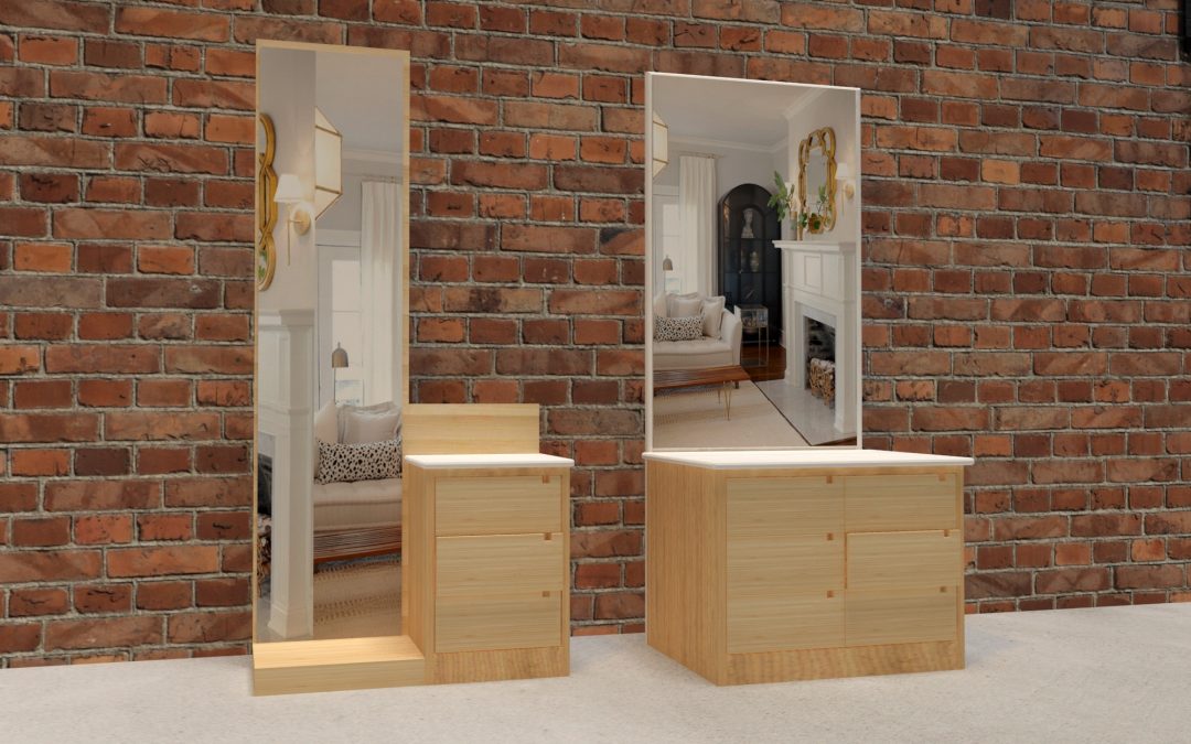 3D Designed Mirror Table