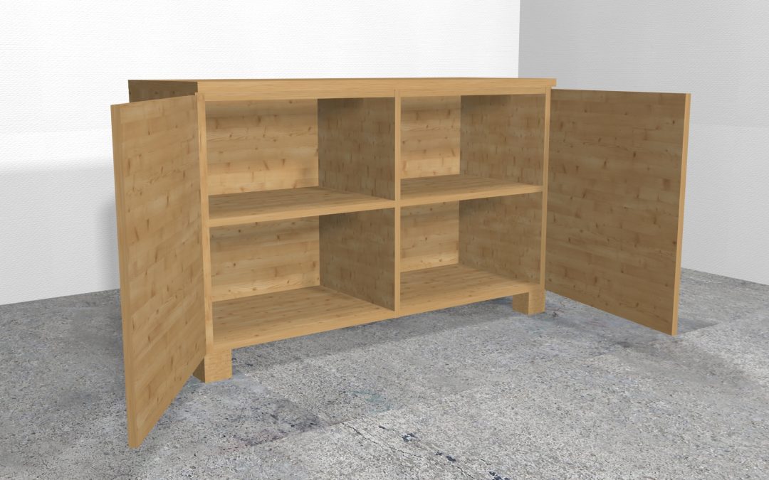 Pinewood Cupboard