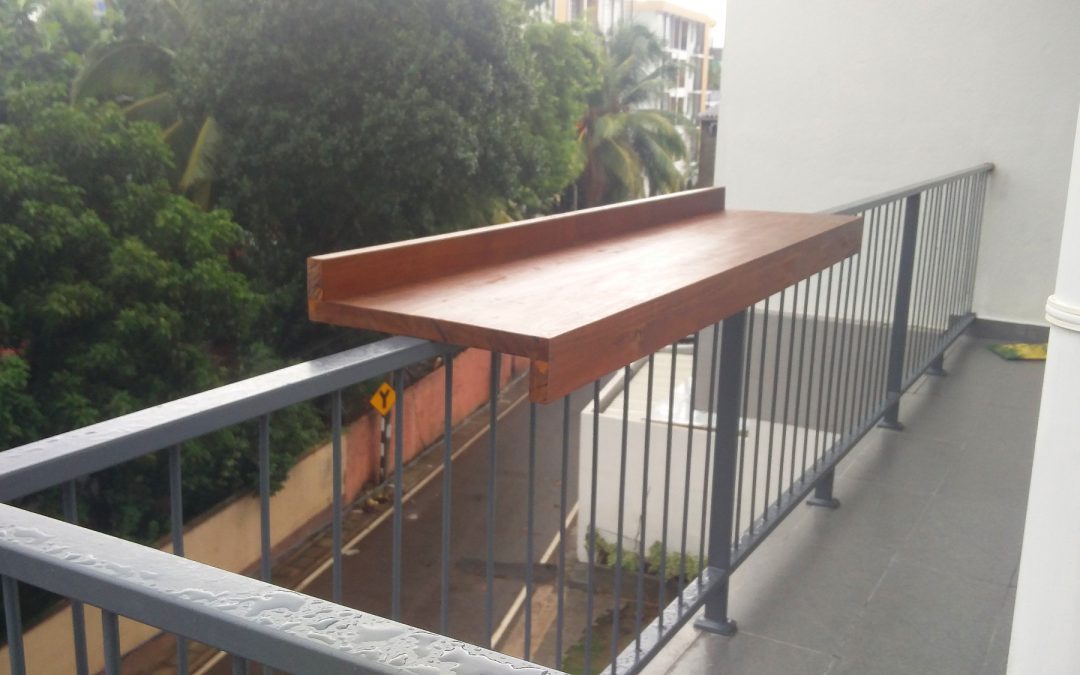 Deck Rail Bar Counter