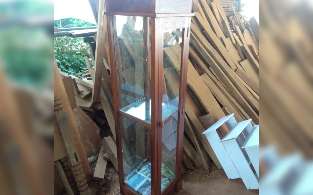 Display Cupboard/Cabinet made out of Mahogany