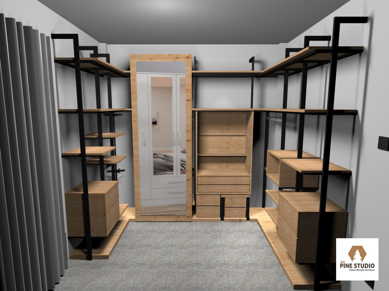 Walk-in Closet Design | The Pine Studio
