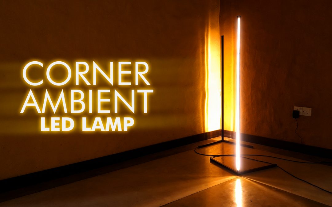 CORNER RGB/LED LAMP, CORNER MULTI COLOUR LAMPSHADE