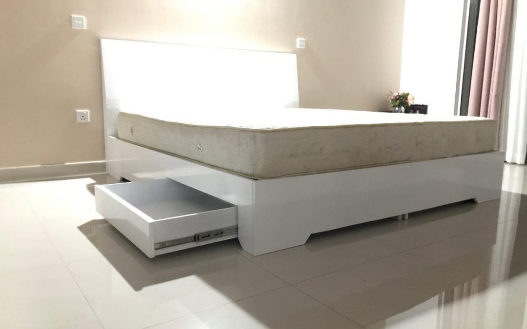 Kids furniture, White elegant custom made furniture in kandy, digana, MDF heavy glossy furniture