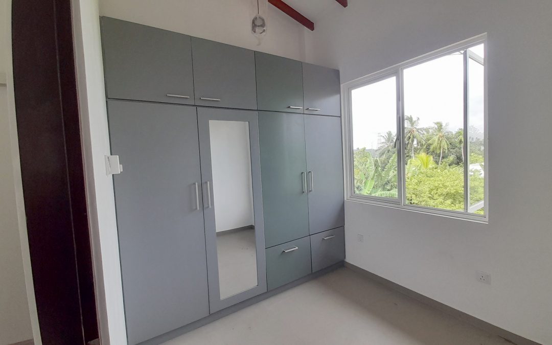 Gray wall cupboard. Cement Fiber Board, painted wardrobe, custom made wall cupboard